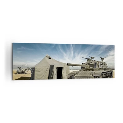 Bild auf Leinwand - Leinwandbild - Ein militärischer Traum - 160x50 cm