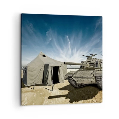 Bild auf Leinwand - Leinwandbild - Ein militärischer Traum - 50x50 cm