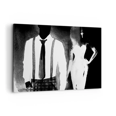 Bild auf Leinwand - Leinwandbild - In Noir-Atmosphäre - 120x80 cm