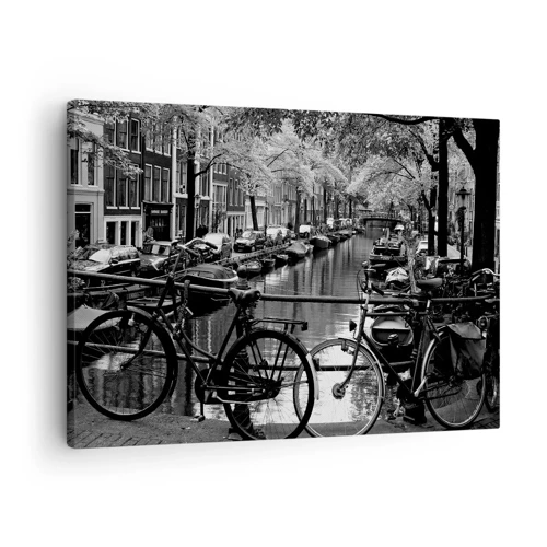 Bild auf Leinwand - Leinwandbild - Ein sehr holländischer Anblick - 70x50 cm