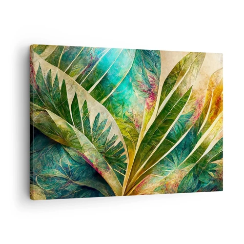 Bild auf Leinwand - Leinwandbild - Farben der Tropen - 70x50 cm