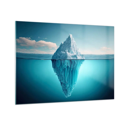 Glasbild - Bild auf glas - Königin des Eises - 70x50 cm