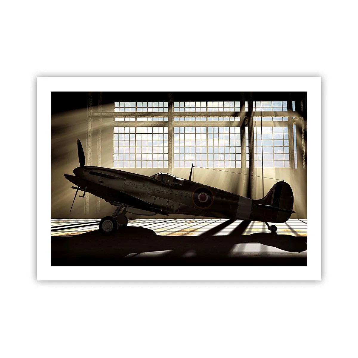 Poster - Die Ruhe eines Kriegers - 70x50 cm