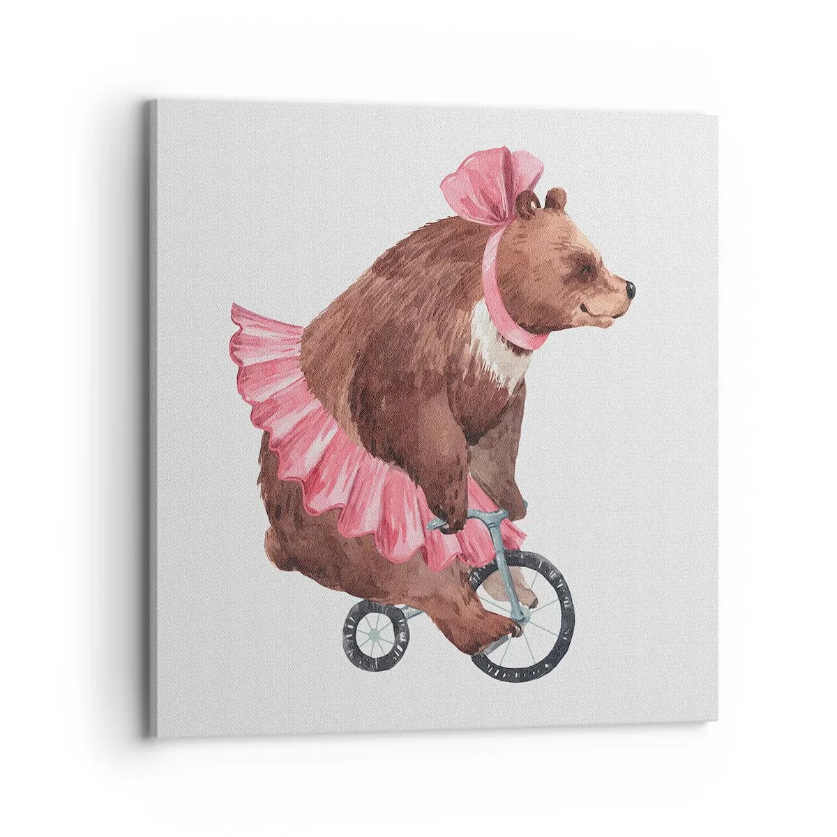 Bild auf Leinwand - Leinwandbild - Was für ein Affentheater! - 70x70 cm