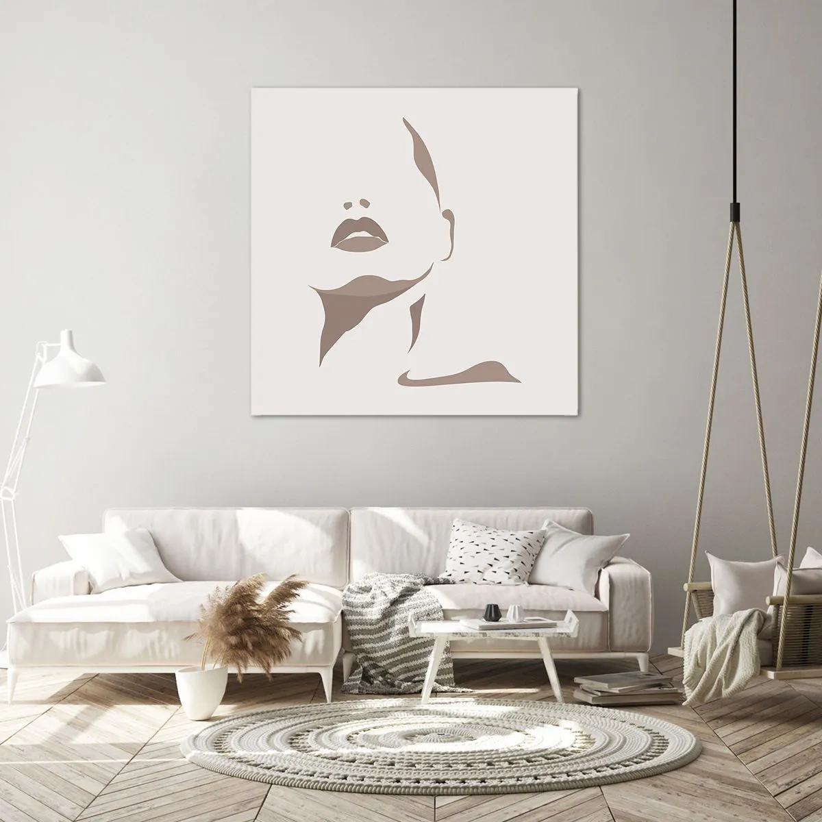 Bild auf Leinwand - Leinwandbild - Aus Licht und Schatten - 60x60 cm