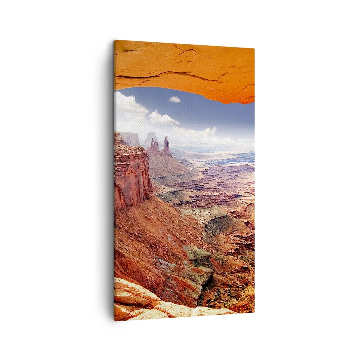 Bild auf Leinwand - Leinwandbild - Von der Natur selbst geschnitzt - 45x80 cm