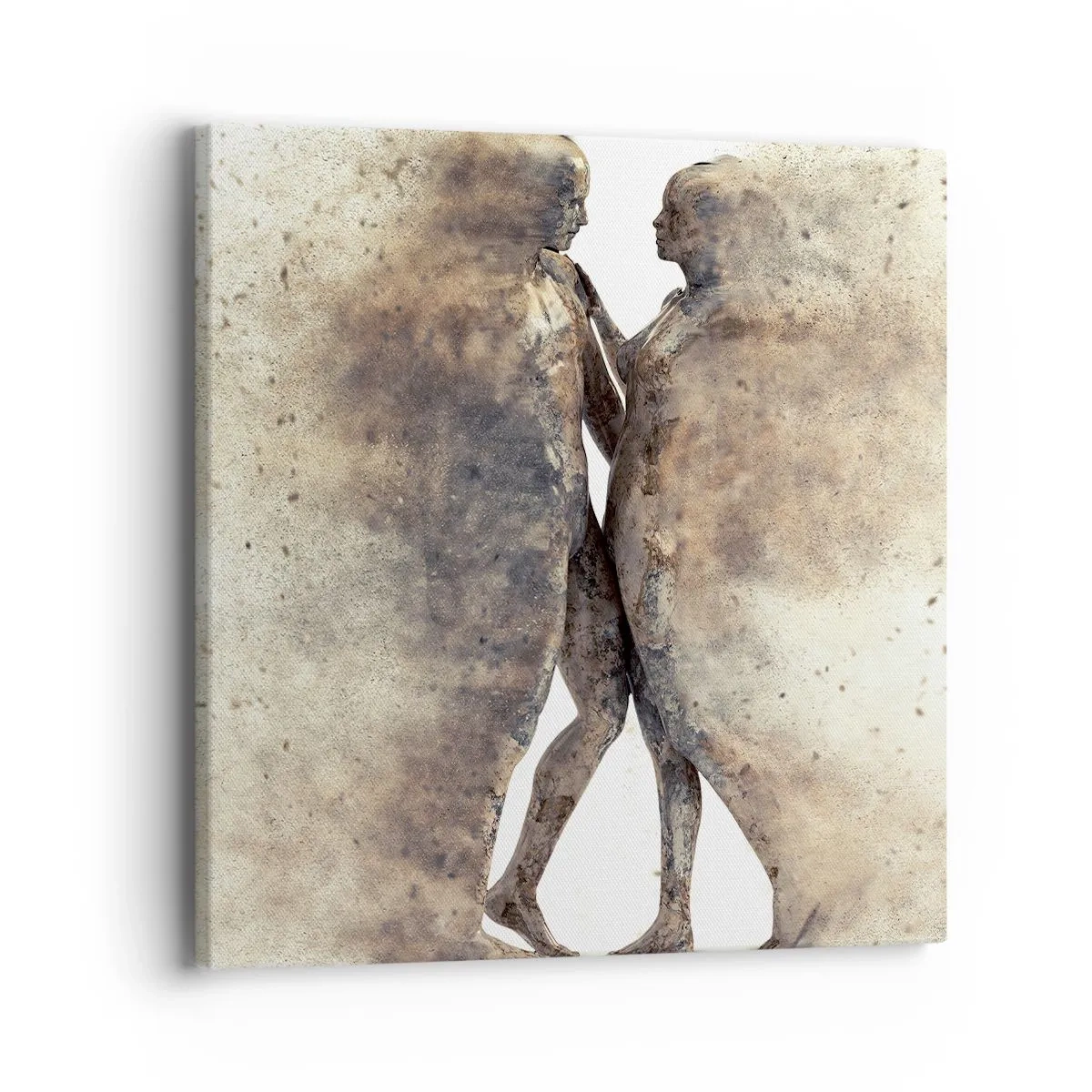 Bild auf Leinwand - Leinwandbild - Sie erhoben sich aus dem Staub, um zu lieben - 40x40 cm