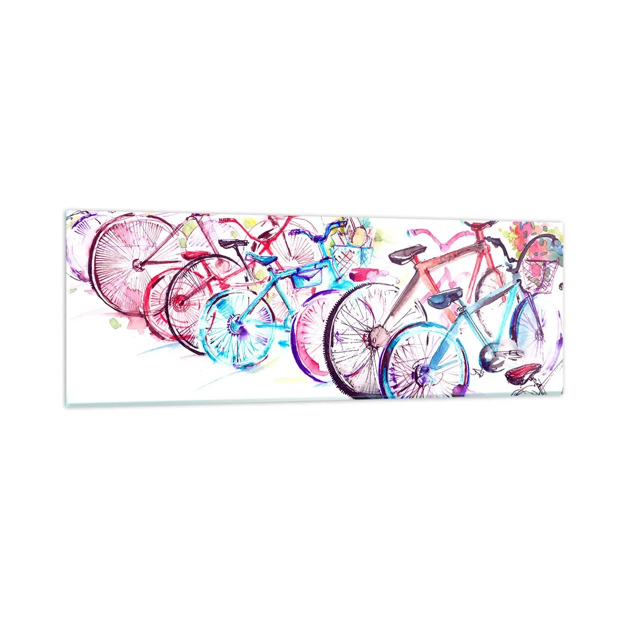 Glasbild - Bild auf glas - Kongress des Antimoto-Clubs - 90x30 cm