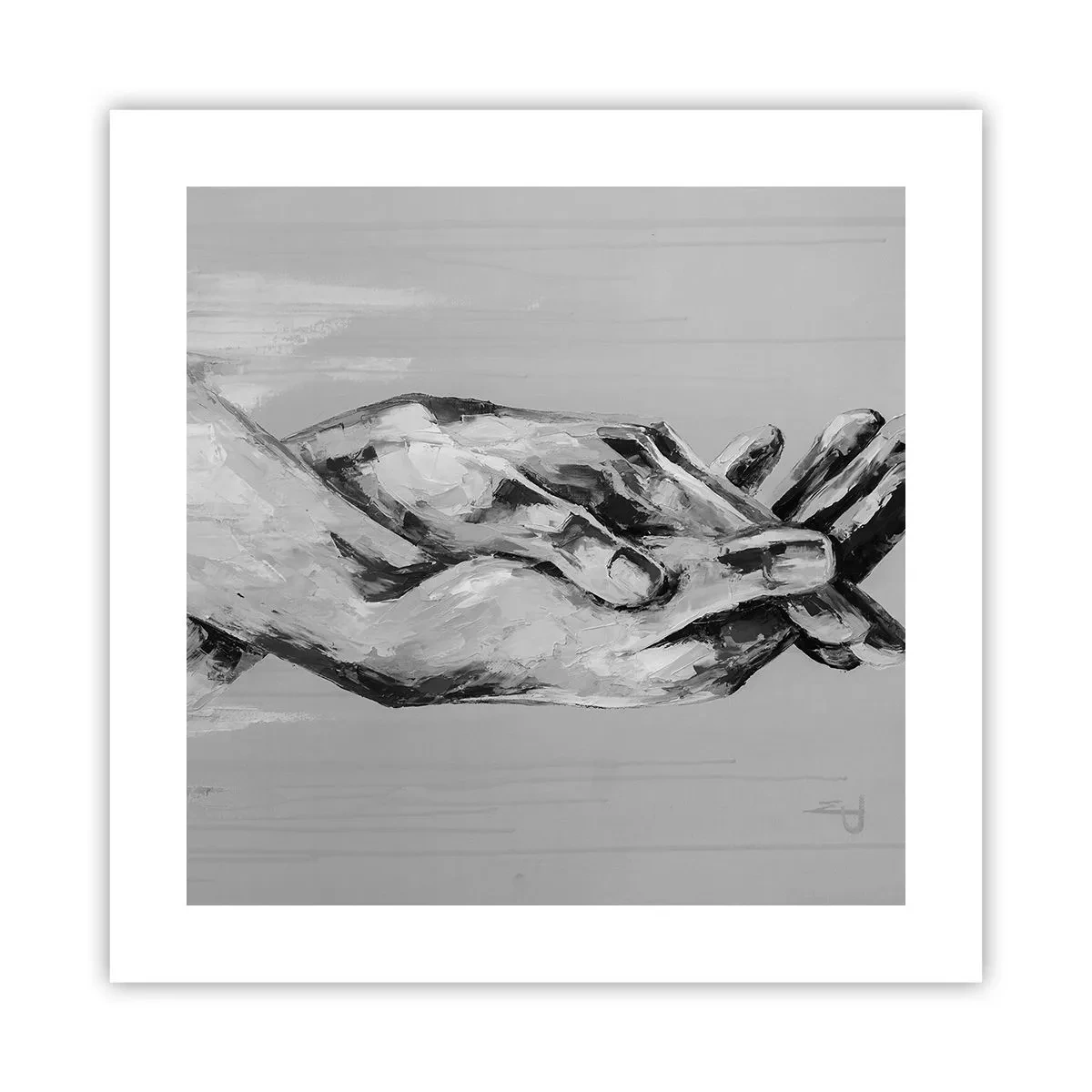 Poster - Anfang… - 40x40 cm