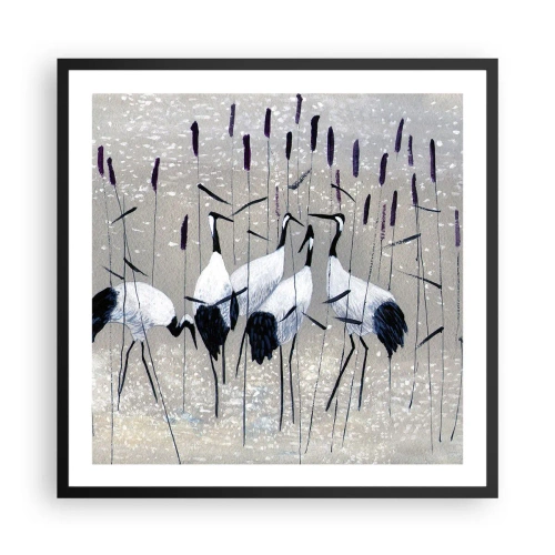 Poster in einem schwarzem Rahmen - Unter ihren eigenen - 60x60 cm