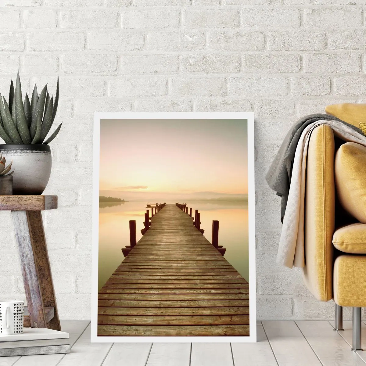 Poster - Tagesanbruch, Morgendämmerung, Licht - 70x100 cm