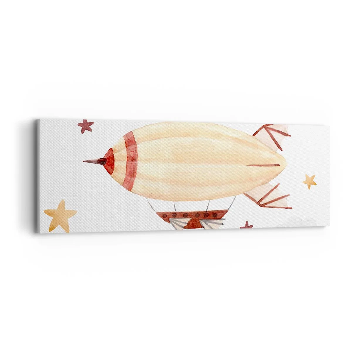 Bild auf Leinwand - Leinwandbild - Luftschiff - 90x30 cm