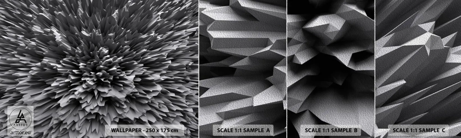 Fototapeten Muster Premium Sand - Härter kann es nicht werden - 3D, Modern, Dreidimensional - 100x30 cm