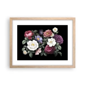 Poster in einem Rahmen aus heller Eiche - Aus dem Englischen Garten - 40x30 cm