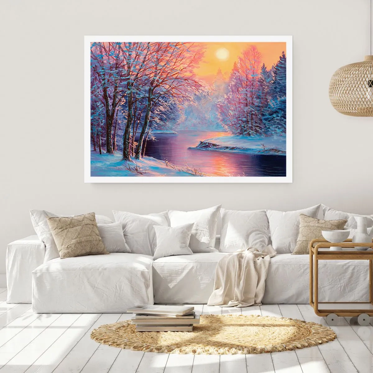 Poster - Die Farben des Winters - 70x50 cm