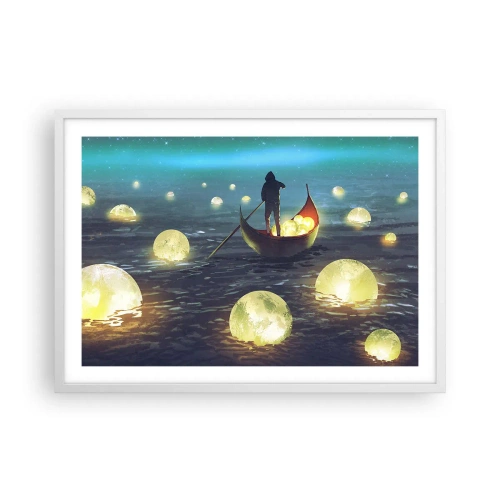 Poster in einem weißen Rahmen - Dinge, von denen Philosophen nie geträumt haben - 70x50 cm