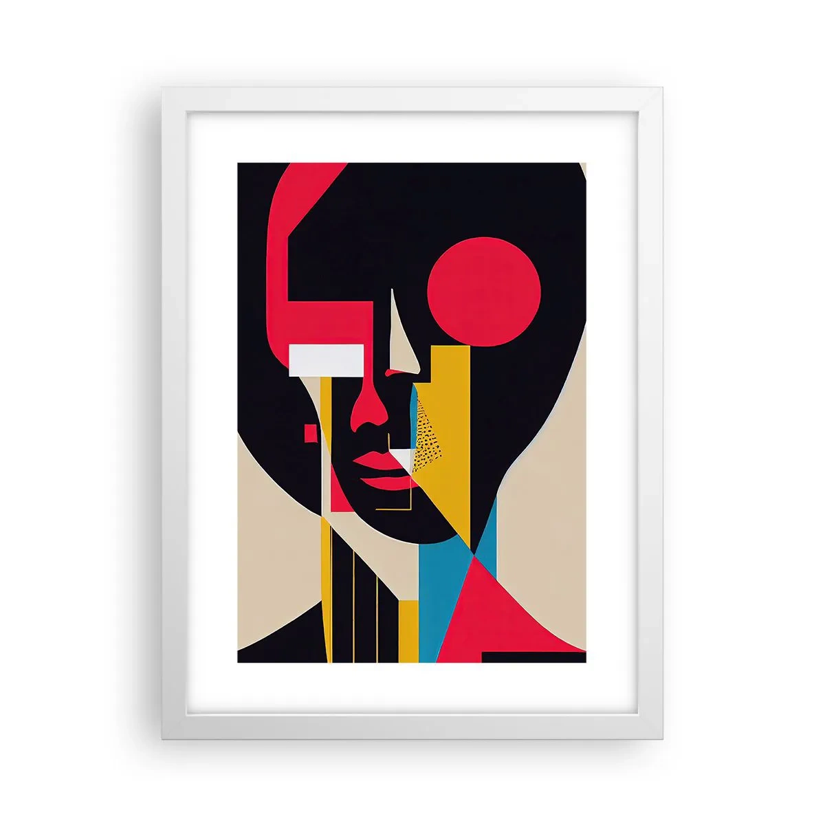 Poster in einem weißen Rahmen - Ihre innere Welt - 30x40 cm