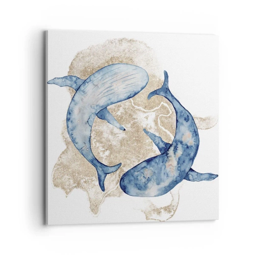 Bild auf Leinwand - Leinwandbild - Freundschaft oder Liebe? - 70x70 cm