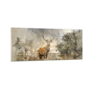 Glasbild - Bild auf glas - Würde – Stärke – Würde - 100x40 cm