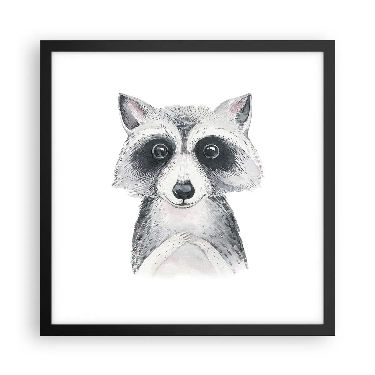 Poster in einem schwarzem Rahmen - Ein Moment zum Bewegen - 40x40 cm