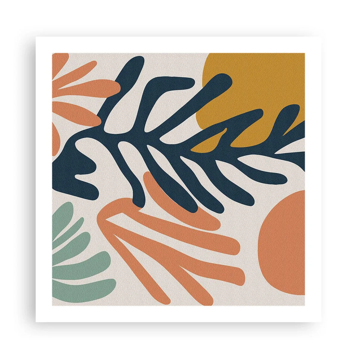 Poster - Korallenmeere - 60x60 cm