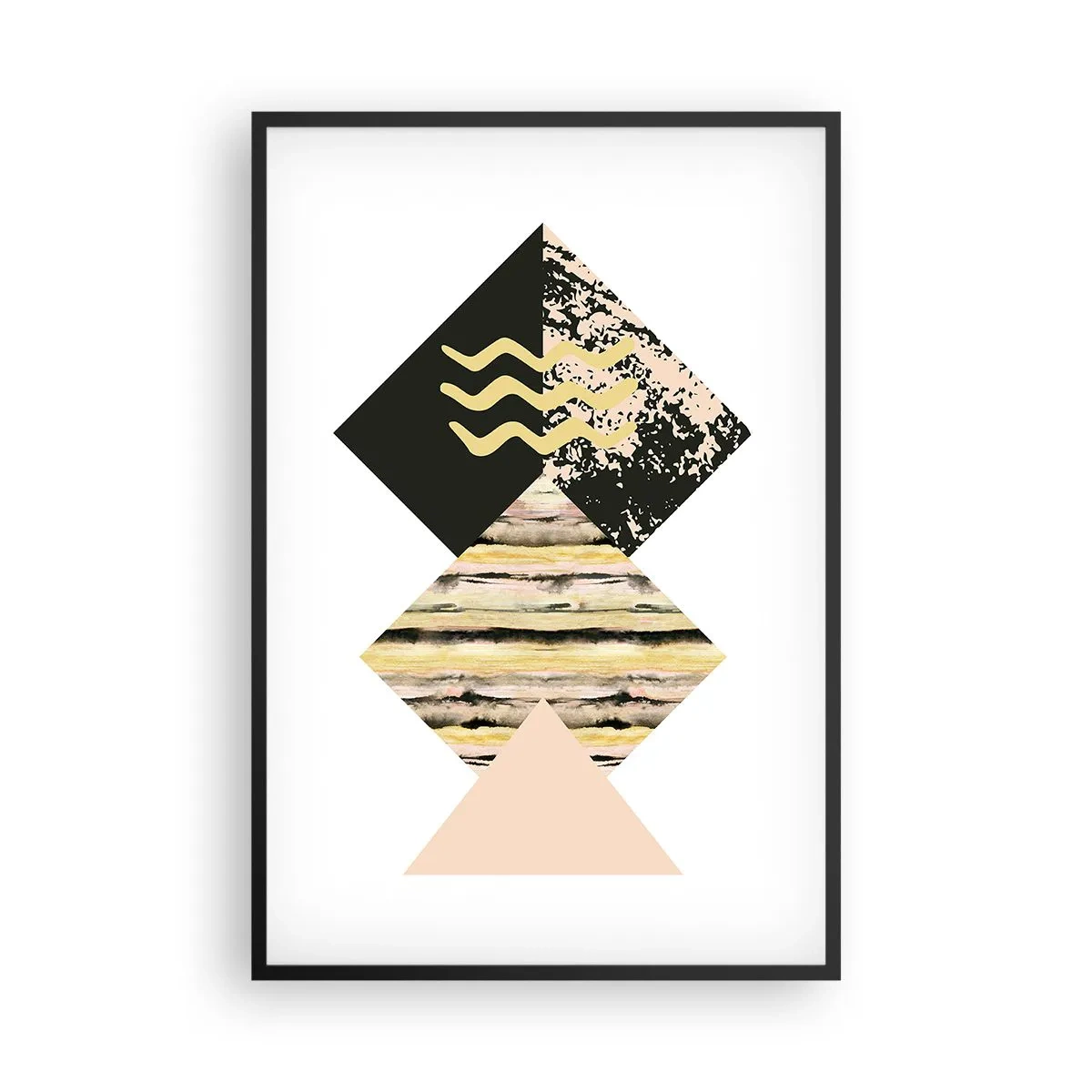 Poster in einem schwarzem Rahmen - Es ist nicht so einfach - 61x91 cm