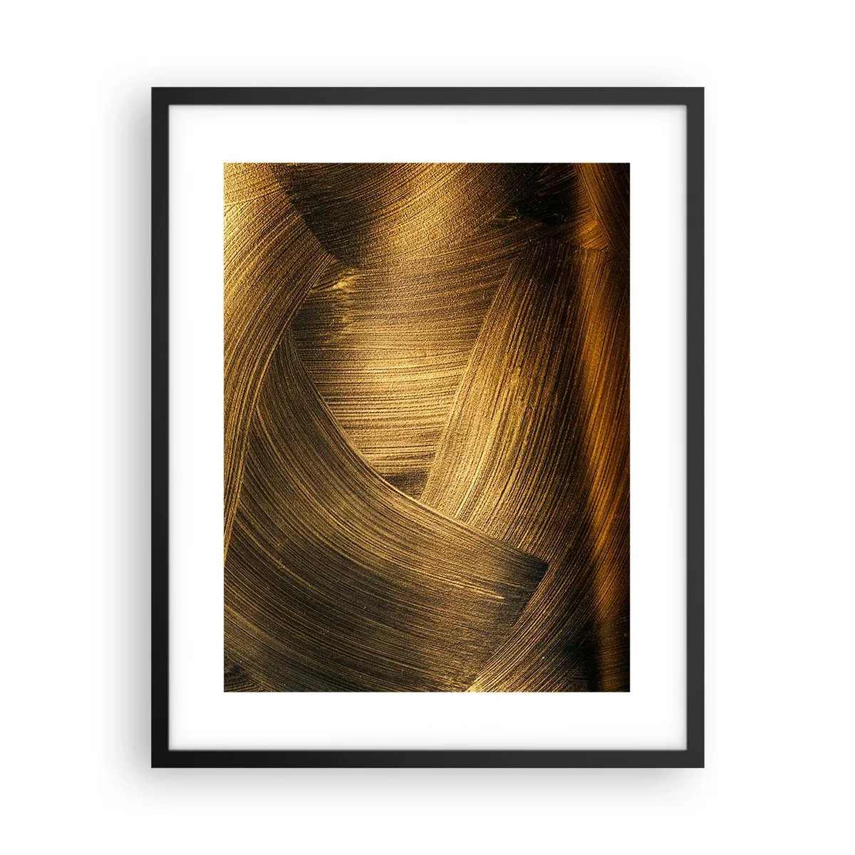 Poster in einem schwarzem Rahmen - In einem goldenen Labyrinth - 40x50 cm