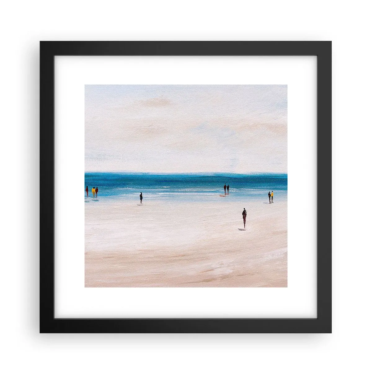 Poster in einem schwarzem Rahmen - Natürliches Bedürfnis - 30x30 cm