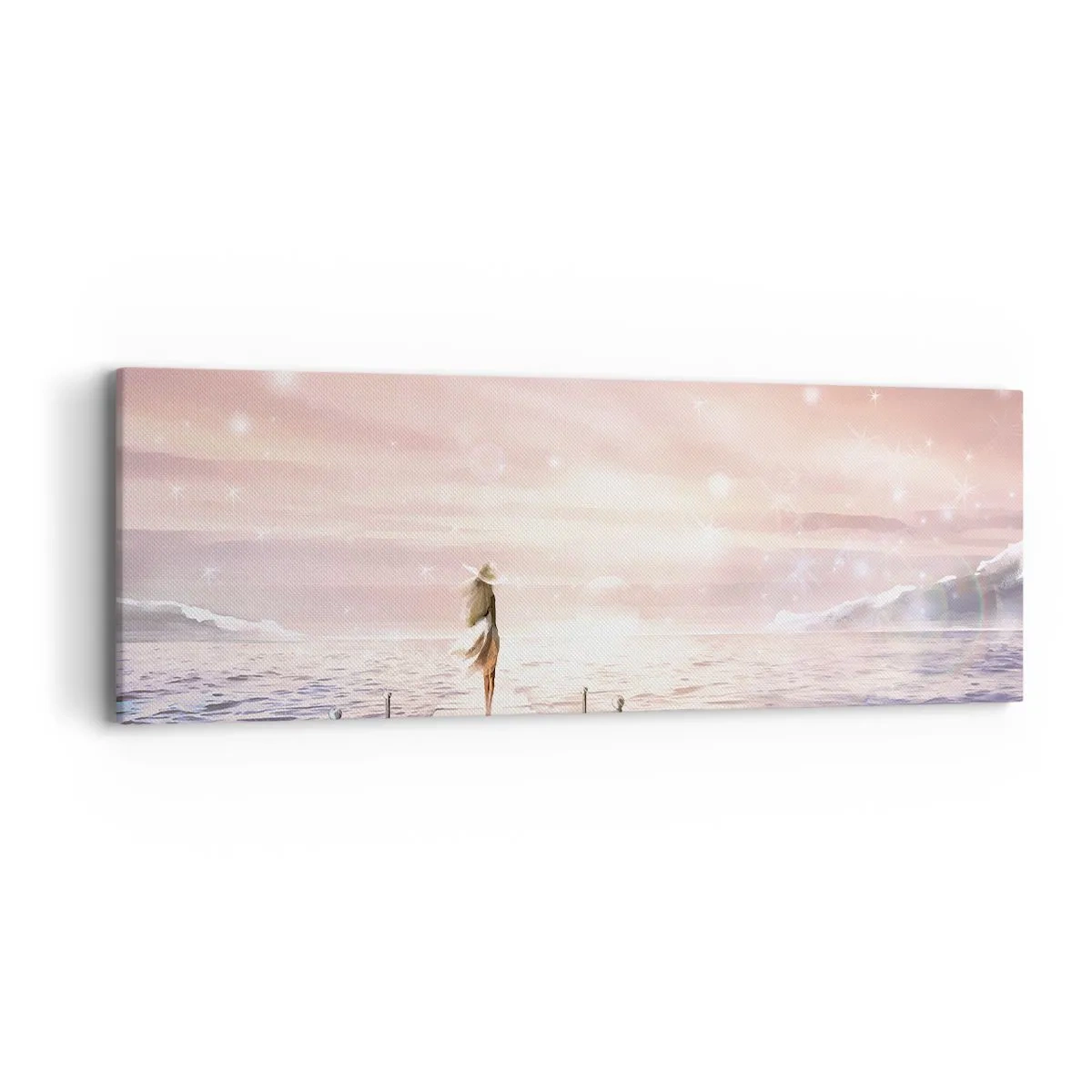 Bild auf Leinwand - Leinwandbild - Im Licht eines Traums - 90x30 cm