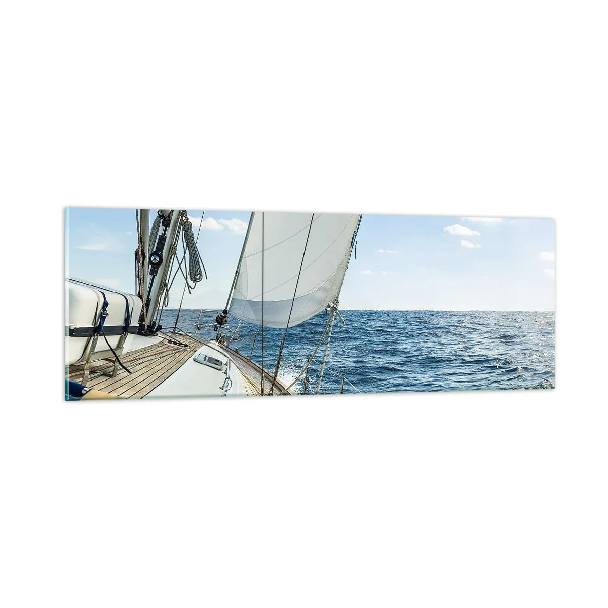 Glasbild - Bild auf glas - Ahoi, Abenteuer - 90x30 cm