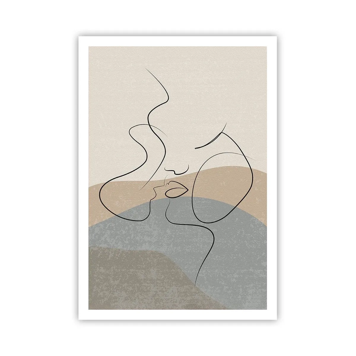 Poster - Wie ein Pinselstrich - 70x100 cm