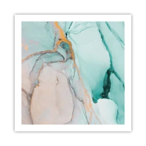 Poster - Ein Tanz der Formen und Farben - 60x60 cm