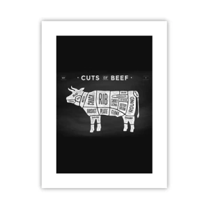 Poster - Metzger Grundierung - 30x40 cm