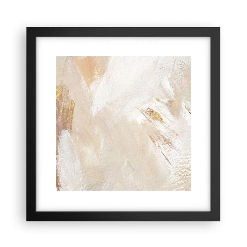 Poster in einem schwarzem Rahmen - Pastellkomposition - 30x30 cm