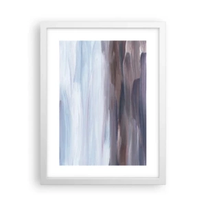 Poster in einem weißen Rahmen - Elemente: Wasser - 30x40 cm