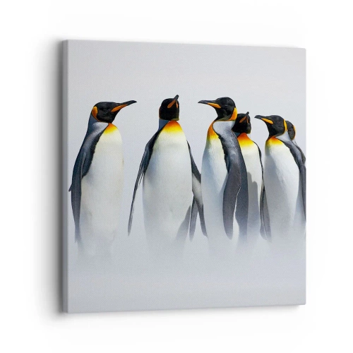 Bild auf Leinwand - Leinwandbild - Treffen in Abendkleidern - 30x30 cm