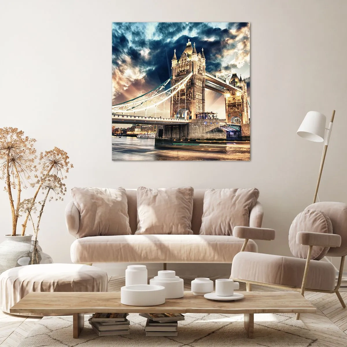 Bild auf Leinwand - Leinwandbild - Denkmal des viktorianischen Imperiums - 50x50 cm