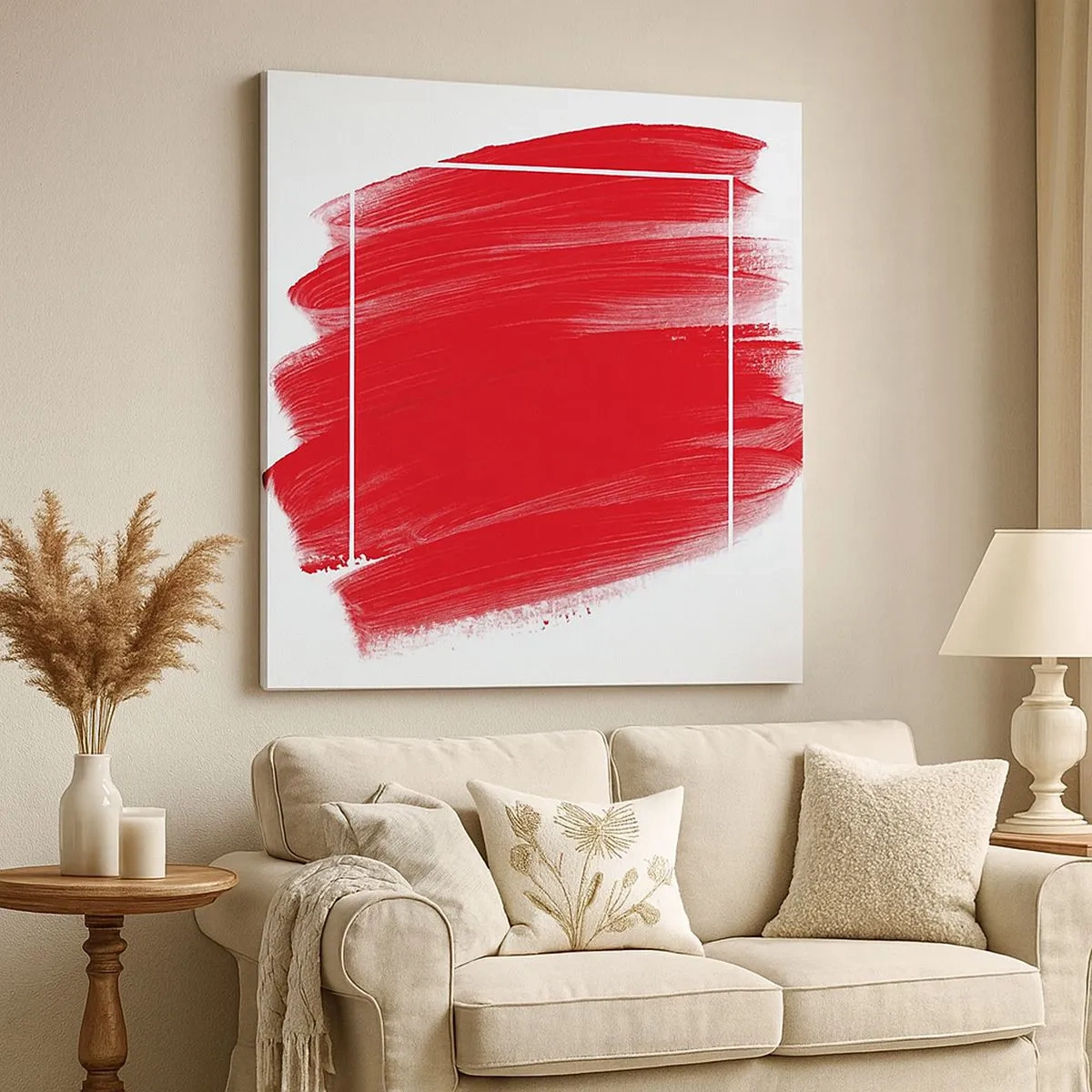 Bild auf Leinwand - Leinwandbild - Aus dem Rahmen - 30x30 cm