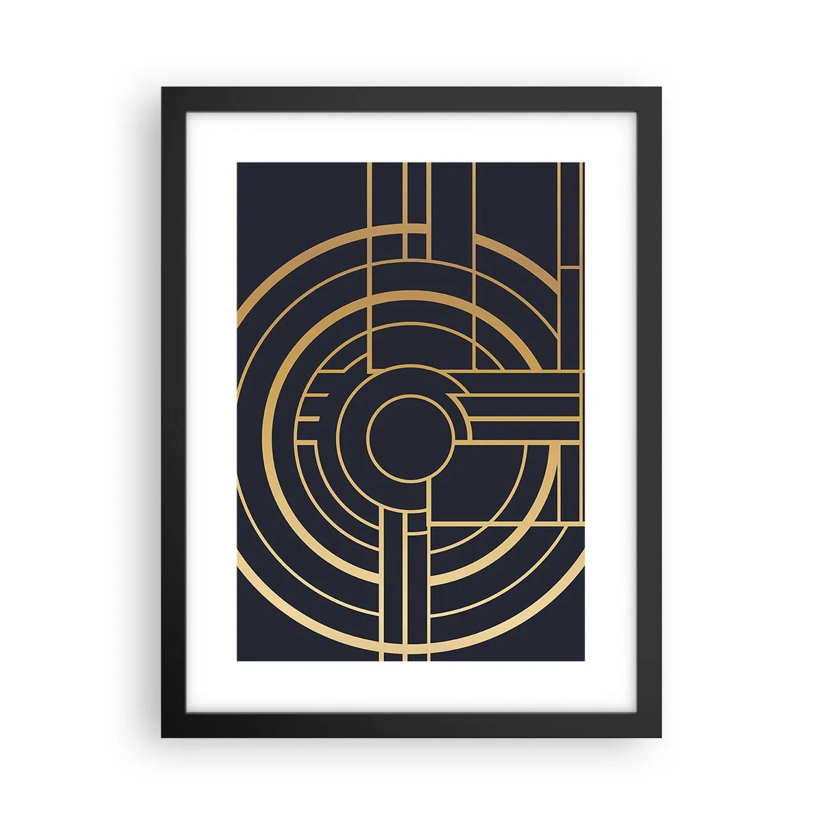 Poster in einem schwarzem Rahmen - Wendungen der Dinge - 30x40 cm