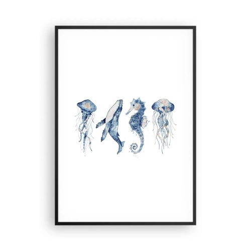 Poster in einem schwarzem Rahmen - Meereswunder - 70x100 cm