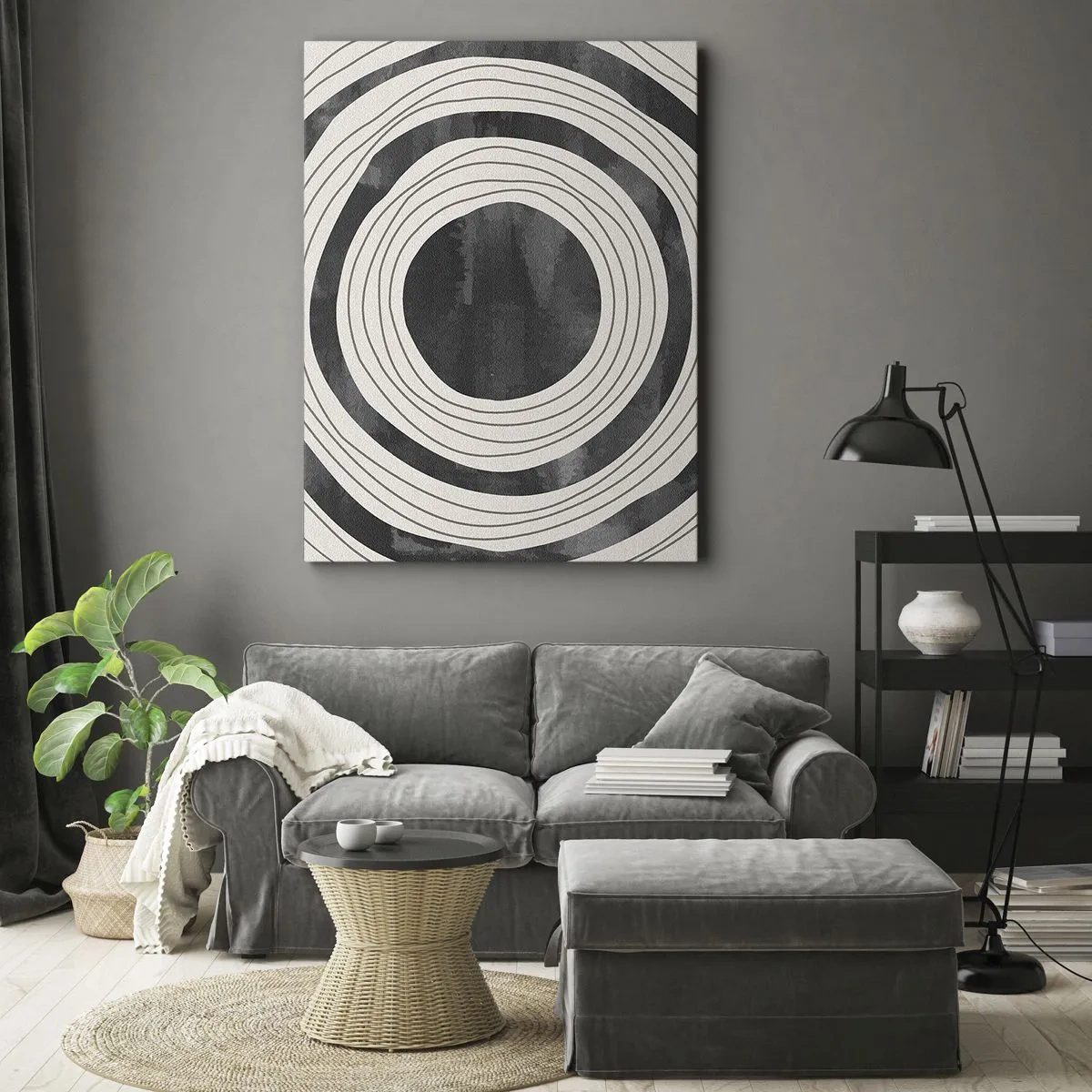 Bild auf Leinwand - Leinwandbild - Auf den Punkt gebracht - 45x80 cm