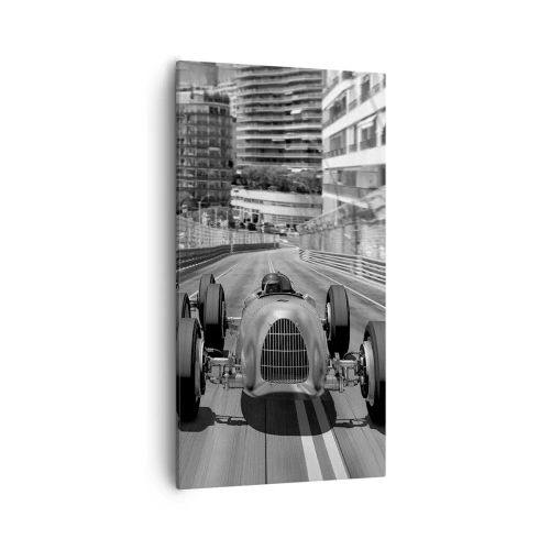 Bild auf Leinwand - Leinwandbild - Vor langer Zeit in Monte Carlo - 55x100 cm