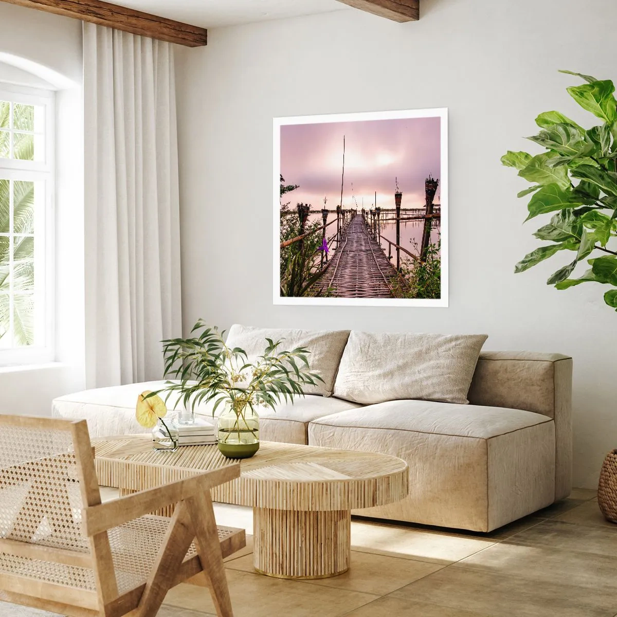 Poster - Frieden und Ruhe Asiens - 50x50 cm