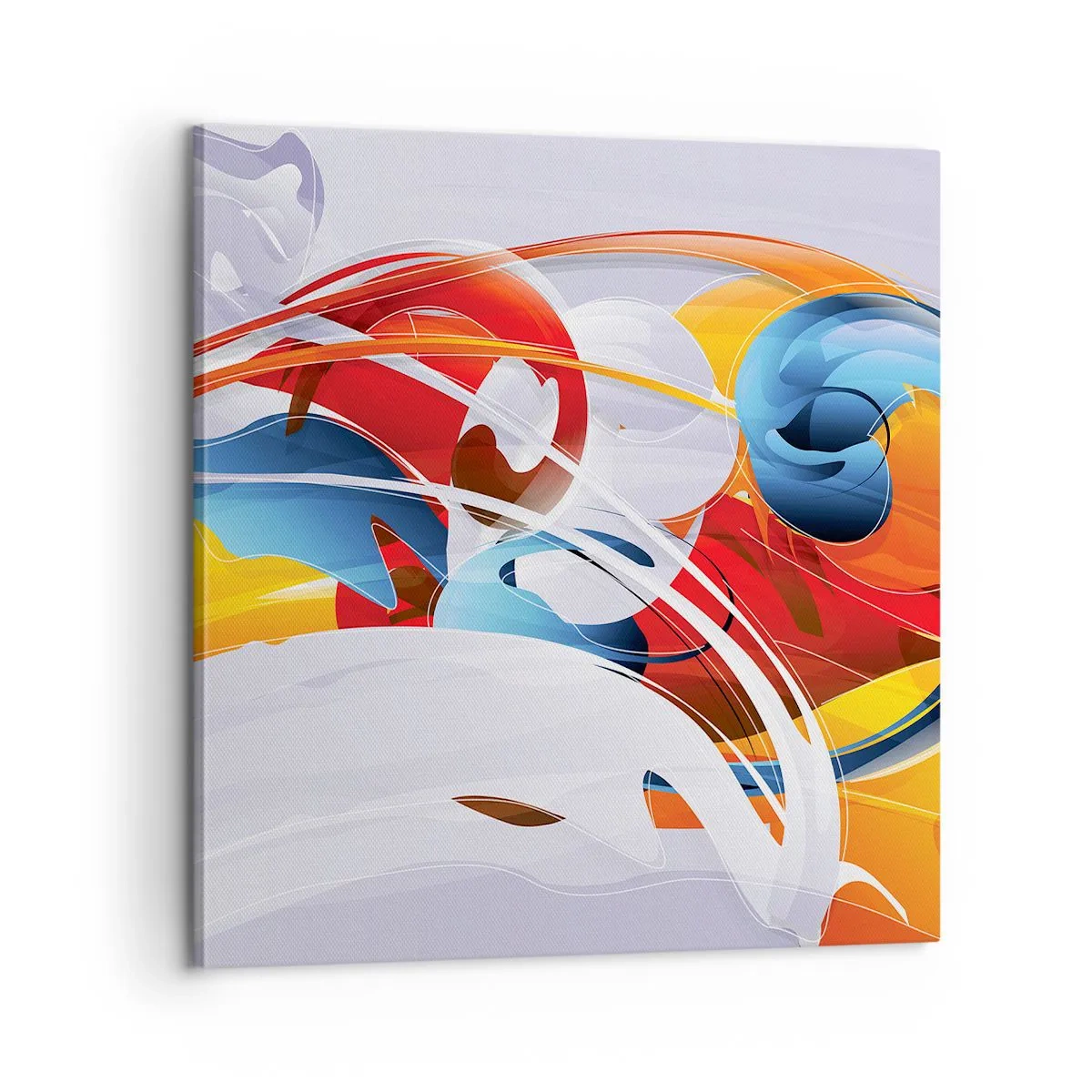 Bild auf Leinwand - Leinwandbild - Der Tanz der Elemente - 60x60 cm