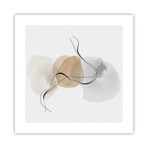 Poster - Luftperlen - 40x40 cm