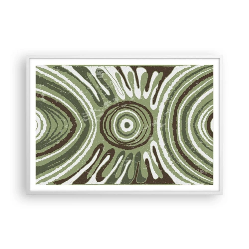 Poster in einem weißen Rahmen - Explosion von Emotionen - 100x70 cm