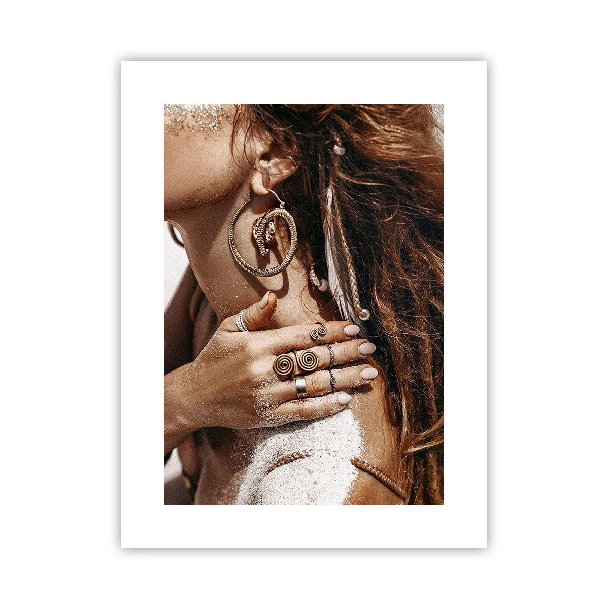 Poster - Königin des wilden Strandes - 30x40 cm