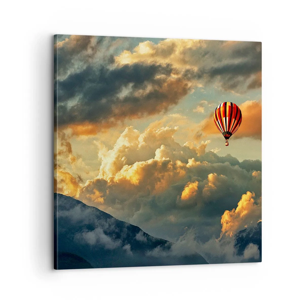 Bild auf Leinwand - Leinwandbild - Ich fliege, weil ich es will - 60x60 cm