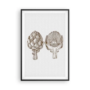 Poster in einem schwarzem Rahmen - Anatomie-Lektion - 61x91 cm