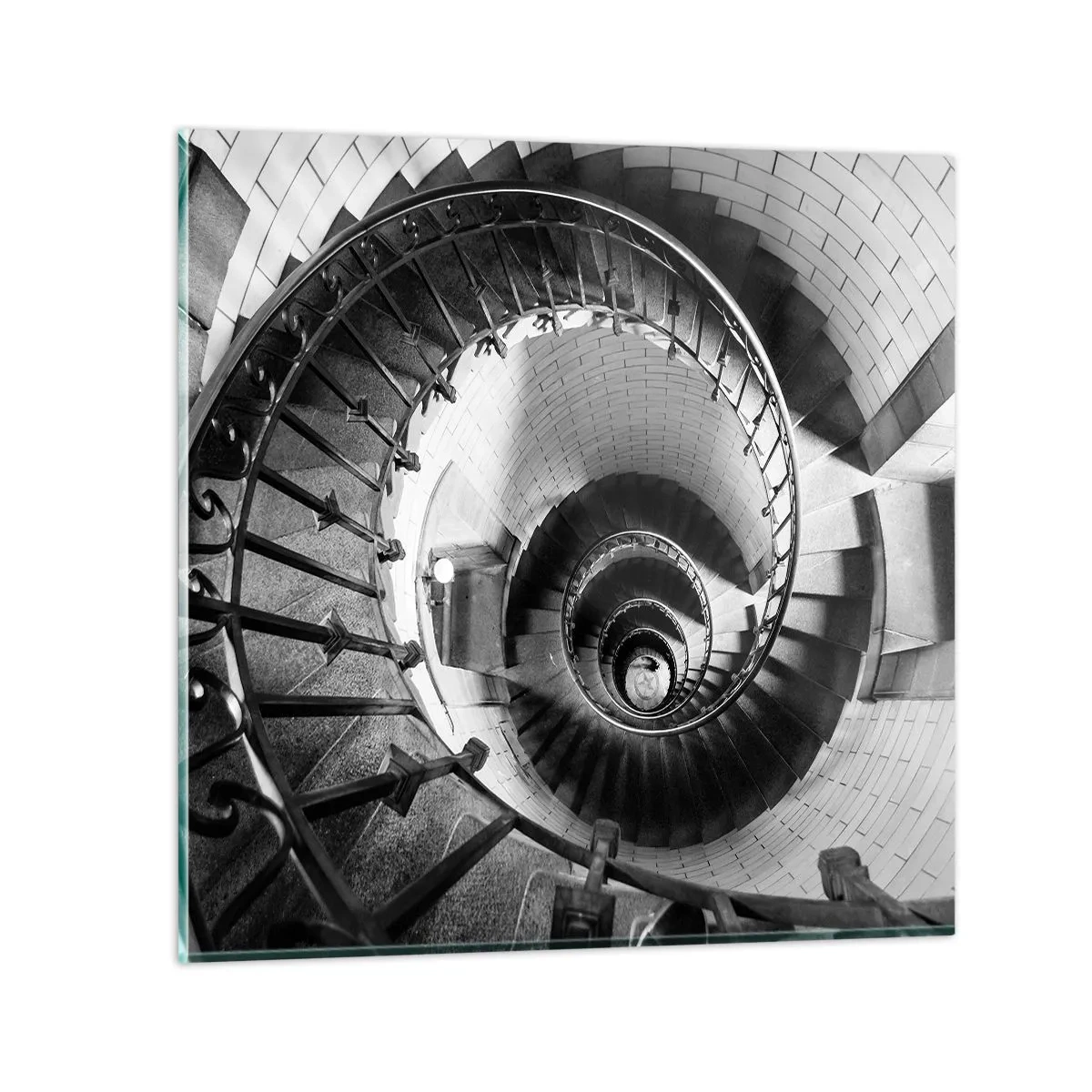 Glasbild - Bild auf glas - Höher und höher - 30x30 cm